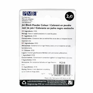 PME Powder Colours 2g - Jet Black - HU340 - 3