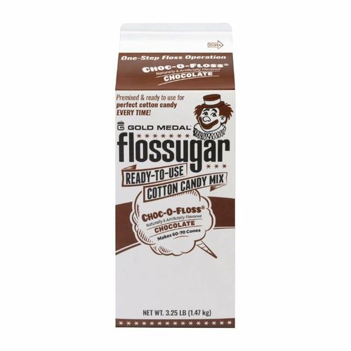 Flossugar Chocolate Ready to Use Cotton Candy Mix 1.47kg - HS994 - 1