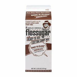 Flossugar Chocolate Ready to Use Cotton Candy Mix 1.47kg - HS994 - 1