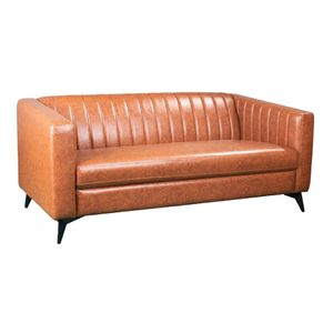 Capri 2 Seat Sofa in Bison Tan Vinyl - HP795 - 1