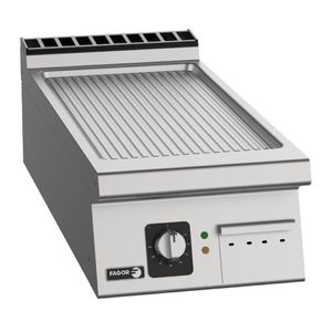 Fagor 900 Series Countertop Ribbed Plate Electric Griddle FT-E905 R - HY845 - 1