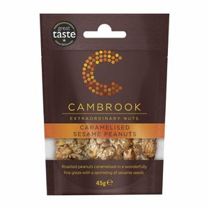 Cambrook Caramelised Sesame Peanuts Snack Pack 45g (Pack of 12) - KA480 - 1