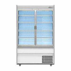 Williams M-Series Gem Multideck Fridge Stainless with Hinged Front Door M125-SCD-HFD - HZ285 - 1