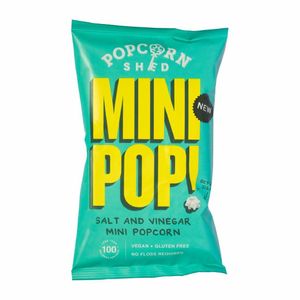 Popcorn Shed Salt & Vinegar Mini Pop! Single Serve Bag 22g (Pack of 24) - KA538 - 1