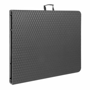 Bolero Rattan Rectangular Centre Folding Table Black 6ft - GR770 - 3