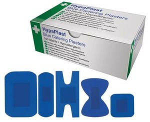 Blue Detectable Plasters Mix 5 Types Box 100 - 1