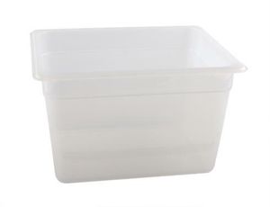 1/2 -Polypropylene GN Pan 200mm Clear (Pack of 6) - 1