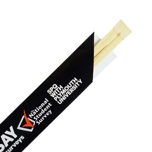 Custom Branded Bamboo Disposable Snap Chopsticks - 3