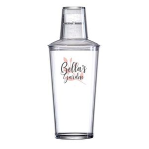 Custom Branded Manhattan Premium Plastic Cocktail Shaker - 3 Part (585ml) - 1