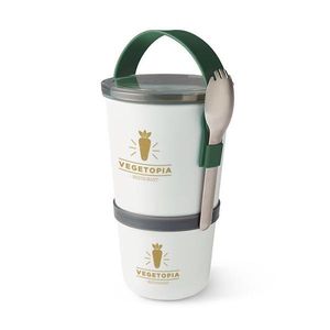 Custom Branded Lunch Pot - Black + Blum - 1