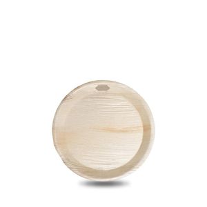 Custom Branded Round Palm Leaf Plate (15cm) - 1