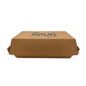 Custom Branded Kraft Snack Box - 1
