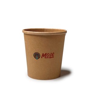Custom Branded Kraft Soup Pot (16oz) - 1