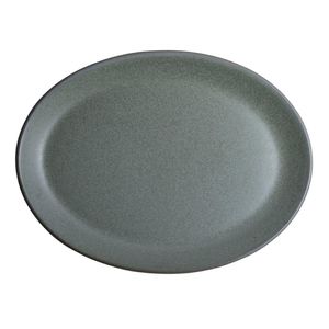 Steelite Carnaby Oval Plates Teal 202x 152mm (Pack of 24) - VV4642 - 1