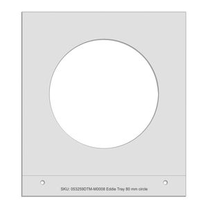 Eddie Manual Tray 80mm Circle - AT726 - 1