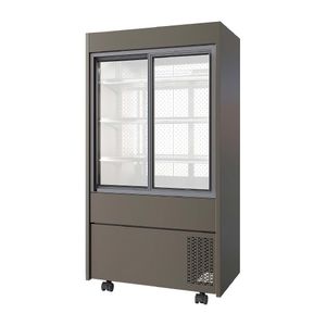 Money Maker Double Sliding Doors Chilled Merchandiser MM900SDHT - JC872 - 1