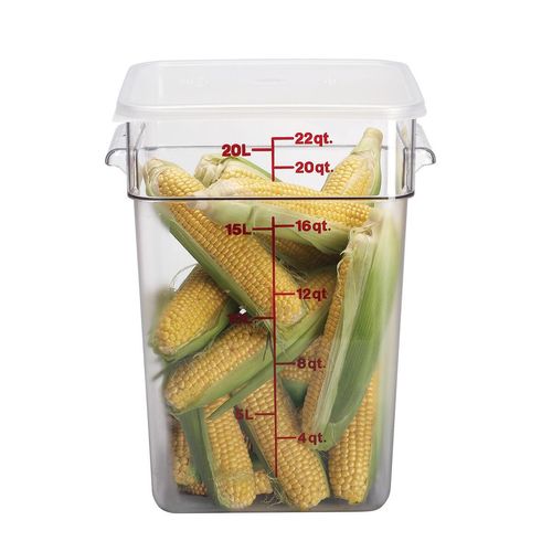 Cambro 20.8L Camwear CamSquare - 3
