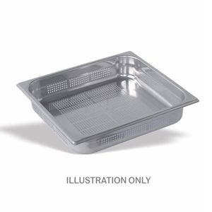 Pujadas GN First 150mm Deep 2/3 Stainless Steel Perforated Gastronorm - 1