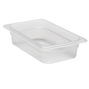 Cambro 65mm Deep 1/4 Translucent Polypropylene GN Pan - 1