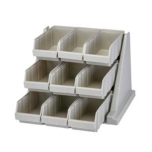Cambro 9 Bin Versa Organiser Speckled Grey - 3