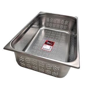 Pujadas GN Pro 150mm Deep 1/1 Stainless Steel Perforated Gastronorm - 1