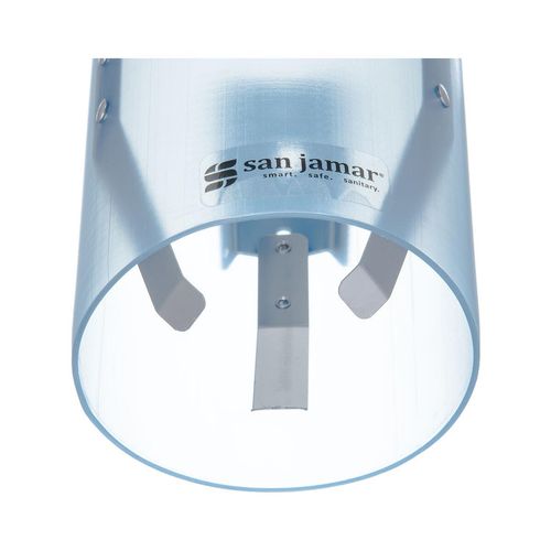 San Jamar 16 Frosted Blue Medium Water Cup Dispenser - 4