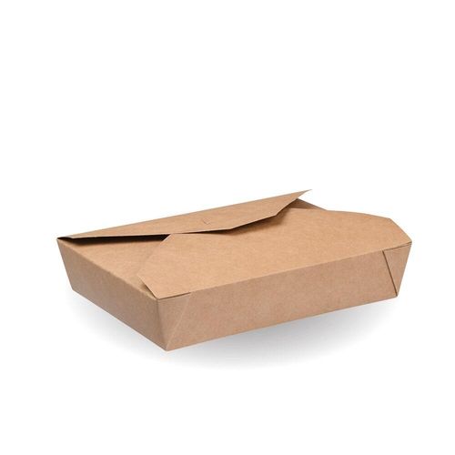 BioPak 1,100ml Kraft #2 Hot Food Boxes (Pack of 280) - BB-LBS-2 - 1