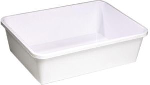 Large Rectangular Polypropylene Dough Containers 53x4x15cm - 10827-01 - 1