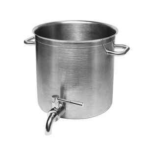 Matfer Excellence Stainless Steel Stockpot With Tap 28cm - 10194-02 - 1