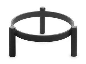Round Matt Black Metal Riser Ø24 H10cm - 063042 - 1