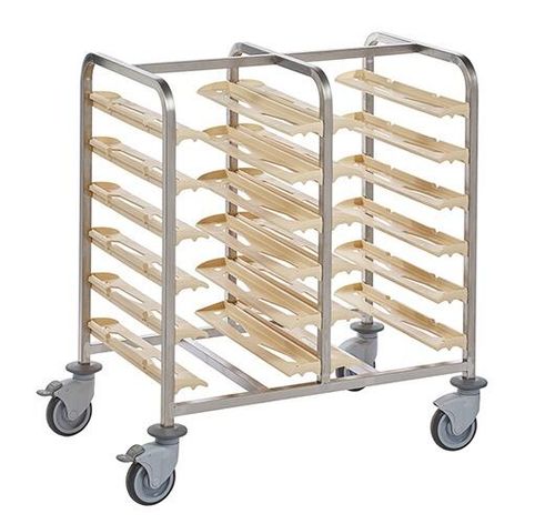 Matfer Bourgeat 12-Tray Cafeteria Trolleys
