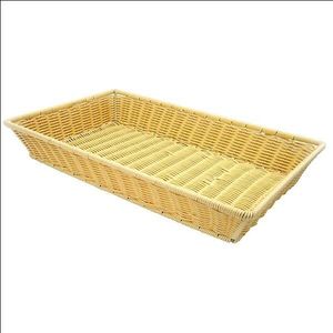 Polyrattan Basket Heavy Duty Rect 53X32X9Cm - C04013 - 1