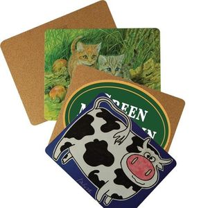 Custom Branded Cork Back Melamine Placemat - Large (292x216mm) - C1027 - 1