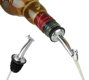 Custom Branded Flip Lid Stainless Steel Pourer - C1281 - 1