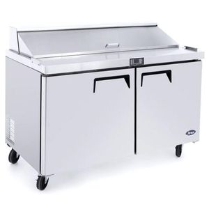 Atosa MSF8302GR 2 Door Heavy Duty Ambient Preparation Counter, 379 Litres - MSF8302GR - 1