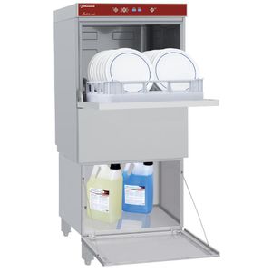 Diamond D86/6_BD/F-PF 500mm Basket Frontloading Dishwasher with Closed Understorage, 18 Plates - D86-6_BD-F-PF - 1