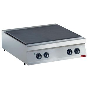 Diamond E17/ST8T-N 1 Whole Hob Countertop Electric Range Cooker, 10kW - E17-ST8T-N - 1