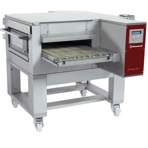 Diamond FTGV50/85-N Gas Conveyor 1 Chamber Pizza Oven with Heat Transition Gas, 500mm Wide - FTGV50-85-N - 1