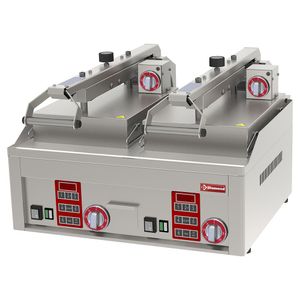 Diamond PLC62/C12 Smooth, chrome Clam Grill, 4x 230/1V - PLC62-C12 - 1