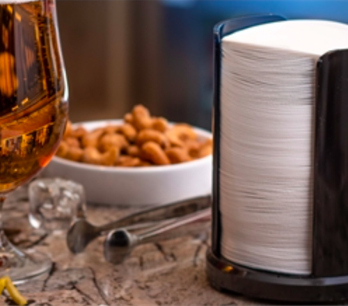 Coasters Dispenser - Custom Printed - CUSTOM-COASTER-DISPENSER - 1