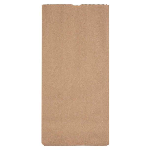 Fiesta Green Compostable Recyclable Biodegradable Kraft Grab Bags 247 x 127mm 9.75" x 5" Compostable Recyclable - Pack of 1000 - FC870 - 1
