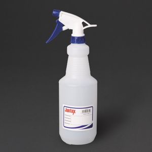 Jantex Colour-Coded Trigger Spray Bottle Blue 750ml - CD817  - 1