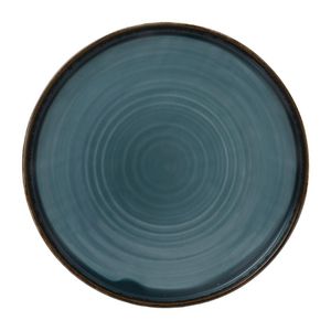 Dudson Harvest Blue Walled Plate 220mm (Pack of 6) - FE398  - 1