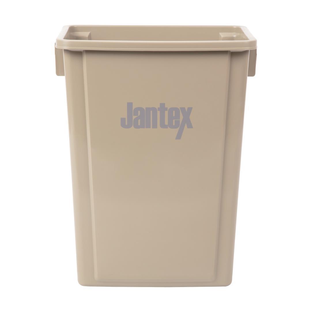 Jantex Recycling Bin Beige 56Ltr - CK960  - 1