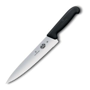 Victorinox Fibrox Serrated Carving Knife 25.5cm - CC267  - 1