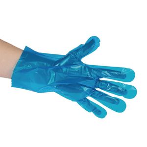 Vegware Compostable Food Prep Gloves Medium Blue (Pack of 2400) - FD389  - 1