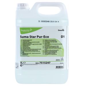 Suma Star D1 Pur-Eco Washing Up Liquid Concentrate 5Ltr (2 Pack) - FA465  - 1