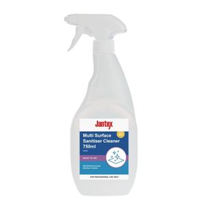 Jantex Kitchen Cleaner and Sanitiser Ready To Use 750ml (Six Pack) - CW702  - 1