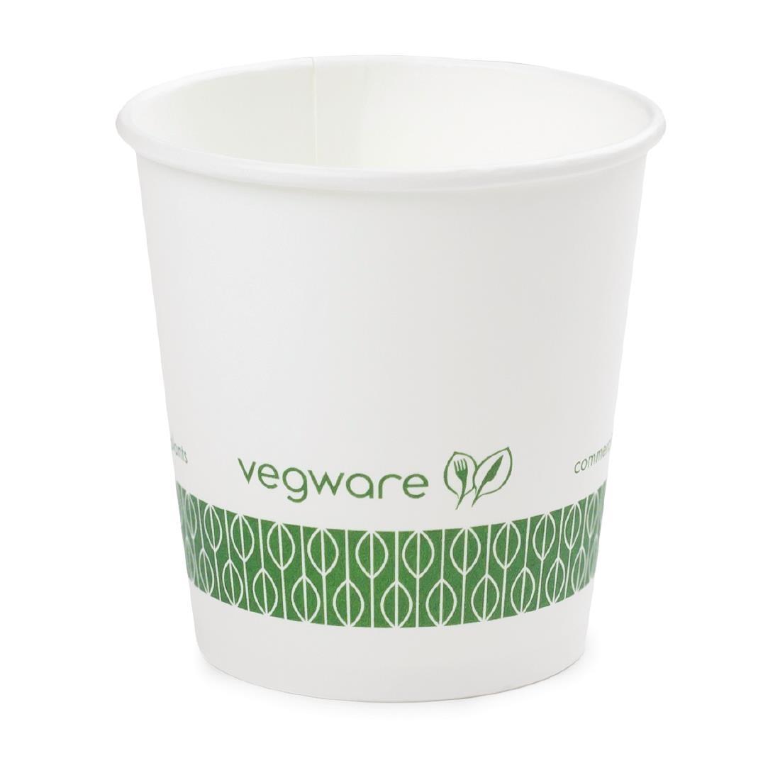 Vegware Compostable Espresso Cups Single Wall 114ml / 4oz (Pack of 1000) - GH028  - 1