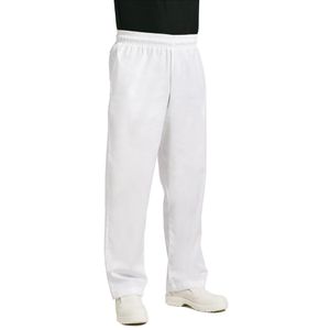 Chef Works Essential Baggy Pants White XS - A575-XS  - 1